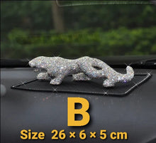 Load image into Gallery viewer, Chinese Feng Shui Wealth Bling Bling Gold/Silver Leopard/Jaguar Statue Home/Office Decor Sculpture Craft Living Room TV Cabinet Fortune Ornament Housewarming Gift
