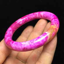 Load image into Gallery viewer, 10% OFF- 59/60/61mm Certified Natural Lavender Jadeite Emerald A*Jade Handcarved Bangle S03