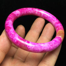 Load image into Gallery viewer, 10% OFF- 59/60/61mm Certified Natural Lavender Jadeite Emerald A*Jade Handcarved Bangle S03