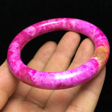 Load image into Gallery viewer, 10% OFF- 59/60/61mm Certified Natural Lavender Jadeite Emerald A*Jade Handcarved Bangle S03