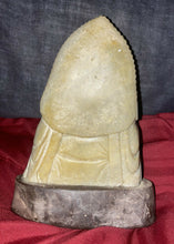 Load image into Gallery viewer, 6.5''H- Vintage Chinese Natural Antique Exquisite Jade Stone Handcarved Sculpture Blessing Happy Buddha Statue
