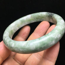 Load image into Gallery viewer, 10% OFF- 63/64/65mm Certified Natural Jadeite Emerald A*Jade HandCarved Bracelet Bangle VV6076