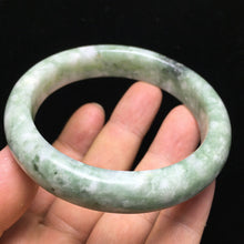 Load image into Gallery viewer, 10% OFF- 63/64/65mm Certified Natural Jadeite Emerald A*Jade HandCarved Bracelet Bangle VV6076