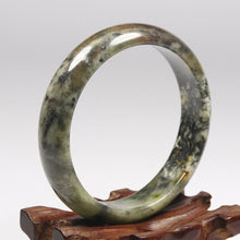 Load image into Gallery viewer, 10% OFF- 58/59/60mm Certified Natural Multi-Color Emerald Xiu Jade*A Handcarved Lucky Bracelet Bangle VV6108