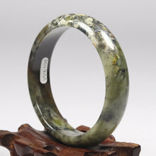 Load image into Gallery viewer, 10% OFF- 58/59/60mm Certified Natural Multi-Color Emerald Xiu Jade*A Handcarved Lucky Bracelet Bangle VV6108