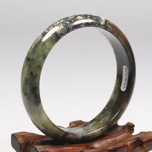 Load image into Gallery viewer, 10% OFF- 58/59/60mm Certified Natural Multi-Color Emerald Xiu Jade*A Handcarved Lucky Bracelet Bangle VV6108