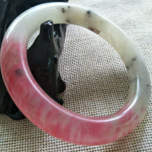 Load image into Gallery viewer, 10% OFF- 55/56/57mm Certified Natural Red Emerald Xiu Jade A HandCarved Lucky Round Bracelet Bangle A142