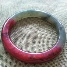 Load image into Gallery viewer, 10% OFF- 58/59/60mm Certified Natural Red Emerald Xiu Jade A HandCarved Lucky Round Bracelet Bangle A144