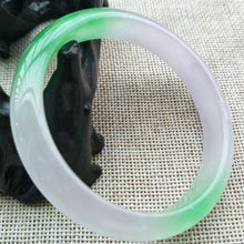 Load image into Gallery viewer, 10% OFF- 57/58/59mm Certified Natural 3 Color Jadeite Emerald A Jade HandCarved Lucky Bracelet Bangle V513