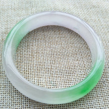 Load image into Gallery viewer, 10% OFF- 56/57/58mm Certified Natural 3 Color Jadeite Emerald A Jade HandCarved Lucky Bracelet Bangle V518