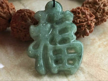 Load image into Gallery viewer, 10% OFF- Certified Natural Jadeite Emerald Jade Tablet Translucent Lucky Blessing Pendant《Grade A》X2829