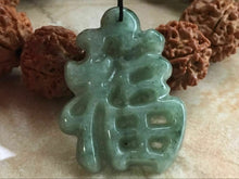 Load image into Gallery viewer, 10% OFF- Certified Natural Jadeite Emerald Jade Tablet Translucent Lucky Blessing Pendant《Grade A》X2829