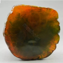 Load image into Gallery viewer, 3.6''H- Chinese Natural Antique Exquisite GEOMANTIC AMBER Handcarved Sculpture Blessing Happy Buddha Statue