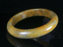 Load image into Gallery viewer, 10% OFF- 56/57/58mm Certified Natural Red Yellow Jadeite Emerald A*Jade HandCarved Lucky Jade Bangle A030