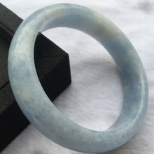 Load image into Gallery viewer, 10% OFF- 59/60/61mm Certified Natural Lavender Purple Jadeite Emerald A*Jade HandCarved Bracelet Bangle X3371