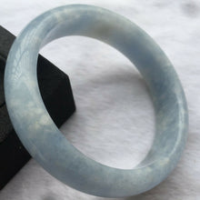 Load image into Gallery viewer, 10% OFF- 59/60/61mm Certified Natural Lavender Purple Jadeite Emerald A*Jade HandCarved Bracelet Bangle X3371