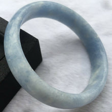 Load image into Gallery viewer, 10% OFF- 61/62/63mm Certified Natural Lavender Purple Jadeite Emerald A*Jade HandCarved Bracelet Bangle X3370