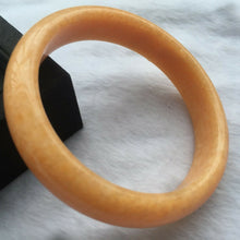 Load image into Gallery viewer, 10% OFF- 61/62/63mm Certified Natural Red Yellow Jadeite Emerald A*Jade HandCarved Bracelet Bangle X3372