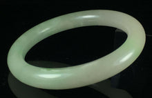 Load image into Gallery viewer, 10% OFF- 55/56/57mm Certified Natural Lavender 3 Color Jadeite Emerald A*Jade HandCarved Lucky Jade Round Bangle A144