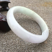 Load image into Gallery viewer, 10% OFF- 56/57/58mm Certified Natural Jadeite Emerald A*Jade HandCarved Bracelet Bangle X516