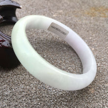 Load image into Gallery viewer, 10% OFF- 56/57/58mm Certified Natural Jadeite Emerald A*Jade HandCarved Bracelet Bangle X516