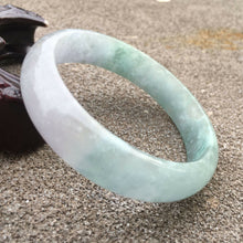 Load image into Gallery viewer, 10% OFF- 56/57/58mm Certified Natural Jadeite Emerald A*Jade HandCarved Bracelet Bangle GX616