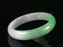 Load image into Gallery viewer, 10% OFF- 58/59/60mm Certified Natural Jadeite Emerald A*Jade HandCarved Bracelet Bangle GX640