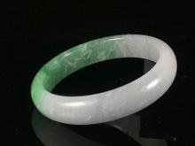 Load image into Gallery viewer, 10% OFF- 58/59/60mm Certified Natural Jadeite Emerald A*Jade HandCarved Bracelet Bangle GX640