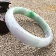 Load image into Gallery viewer, 10% OFF- 57/58/59mm Certified Natural Jadeite Emerald A*Jade HandCarved Bracelet Bangle X605