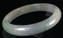 Load image into Gallery viewer, 10% OFF- 58/59/60mm Certified Natural Lavender 3 Color Jadeite Emerald A*Jade HandCarved Lucky Jade Bangle A142