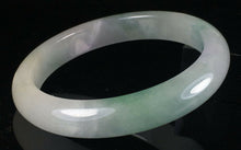 Load image into Gallery viewer, 10% OFF- 58/59/60mm Certified Natural Lavender 3 Color Jadeite Emerald A*Jade HandCarved Lucky Jade Bangle A142