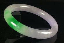 Load image into Gallery viewer, 10% OFF- 54/55/56mm Certified Natural Jadeite Emerald A*Jade HandCarved Round Bracelet Bangle GX328