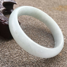 Load image into Gallery viewer, 57/58/59mm Certified Natural Lavender Jadeite Emerald A*Jade HandCarved Lucky Bracelet Bangle GX461