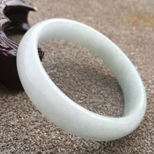 Load image into Gallery viewer, 57/58/59mm Certified Natural Lavender Jadeite Emerald A*Jade HandCarved Lucky Bracelet Bangle GX461