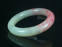 Load image into Gallery viewer, 10% OFF- 52/53/54mm Certified Natural Red Jadeite Emerald A*Jade HandCarved Lucky Jade Bangle A066