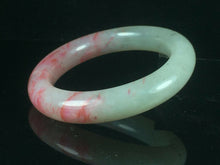 Load image into Gallery viewer, 10% OFF- 52/53/54mm Certified Natural Red Jadeite Emerald A*Jade HandCarved Lucky Jade Bangle A066