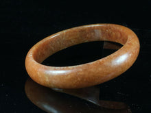 Load image into Gallery viewer, 10% OFF- 57/58/59mm Certified Natural Red Yellow Jadeite Emerald A*Jade HandCarved Lucky Bracelet Bangle GX631