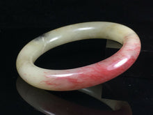 Load image into Gallery viewer, 10% OFF- 56/57/58mm Certified Natural Red Jadeite Emerald A*Jade HandCarved Lucky Jade Bangle A080