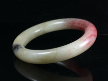 Load image into Gallery viewer, 10% OFF- 56/57/58mm Certified Natural Red Jadeite Emerald A*Jade HandCarved Lucky Jade Bangle A080