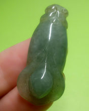 Load image into Gallery viewer, 10% OFF- Certified Natural Oily Green Jadeite Emerald A Jade Handcarved Morning Glory Pendant
