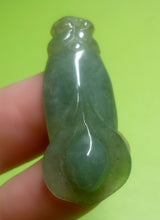 Load image into Gallery viewer, 10% OFF- Certified Natural Oily Green Jadeite Emerald A Jade Handcarved Morning Glory Pendant