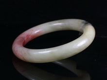 Load image into Gallery viewer, 10% OFF- 56/57/58mm Certified Natural Red Jadeite Emerald A*Jade HandCarved Lucky Jade Bangle A080