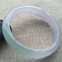Load image into Gallery viewer, 10% OFF- 56/57/58mm Certified Natural Lavender Jadeite Emerald A*Jade HandCarved Lucky Bracelet Bangle S009