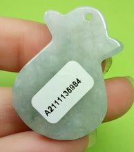 Load image into Gallery viewer, 10% OFF- Certified Natural Jadeite Emerald Jade HandCarved Translucent Blessing Coin Bag Pendant《Grade A》A5984