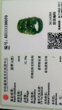 Load image into Gallery viewer, 10% OFF- Certified Natural Oily Green Jadeite Emerald A Jade HandCarved Translucent Lucky Dog YuanBao Pendant《Grade A》A6070