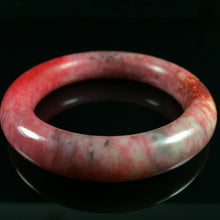 Load image into Gallery viewer, 10% OF- 50/51/52mm Certified Natural Red Emerald Xiu Jade A HandCarved Lucky Round Bracelet Bangle A262