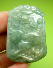 Load image into Gallery viewer, 10% OF- Certified Natural Icy Jadeite Emerald A*Jade Handcarved Lucky Pig Pendant A5961