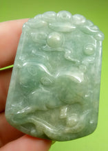 Load image into Gallery viewer, 10% OF- Certified Natural Icy Jadeite Emerald A*Jade Handcarved Lucky Pig Pendant A5961