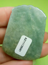 Load image into Gallery viewer, 10% OF- Certified Natural Icy Jadeite Emerald A*Jade Handcarved Lucky Pig Pendant A5961