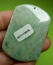 Load image into Gallery viewer, 10% OF- Certified Natural Icy Jadeite Emerald A*Jade Handcarved Lucky Tiger Pendant A5978